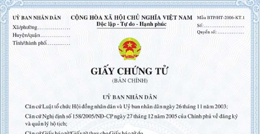 Giấy chứng tử