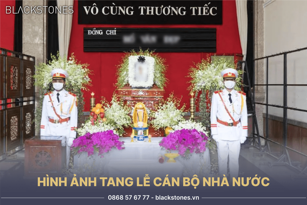 Hình ảnh tang lễ cán bộ nhà nước